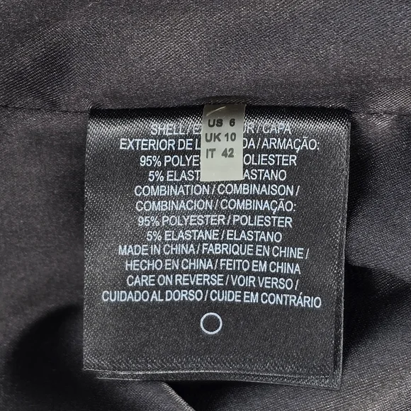 NWT T Tahari Gina Charmeuse Sheath Dress Molasses Metallic Gold Print Size 6 - Picture 11 of 14